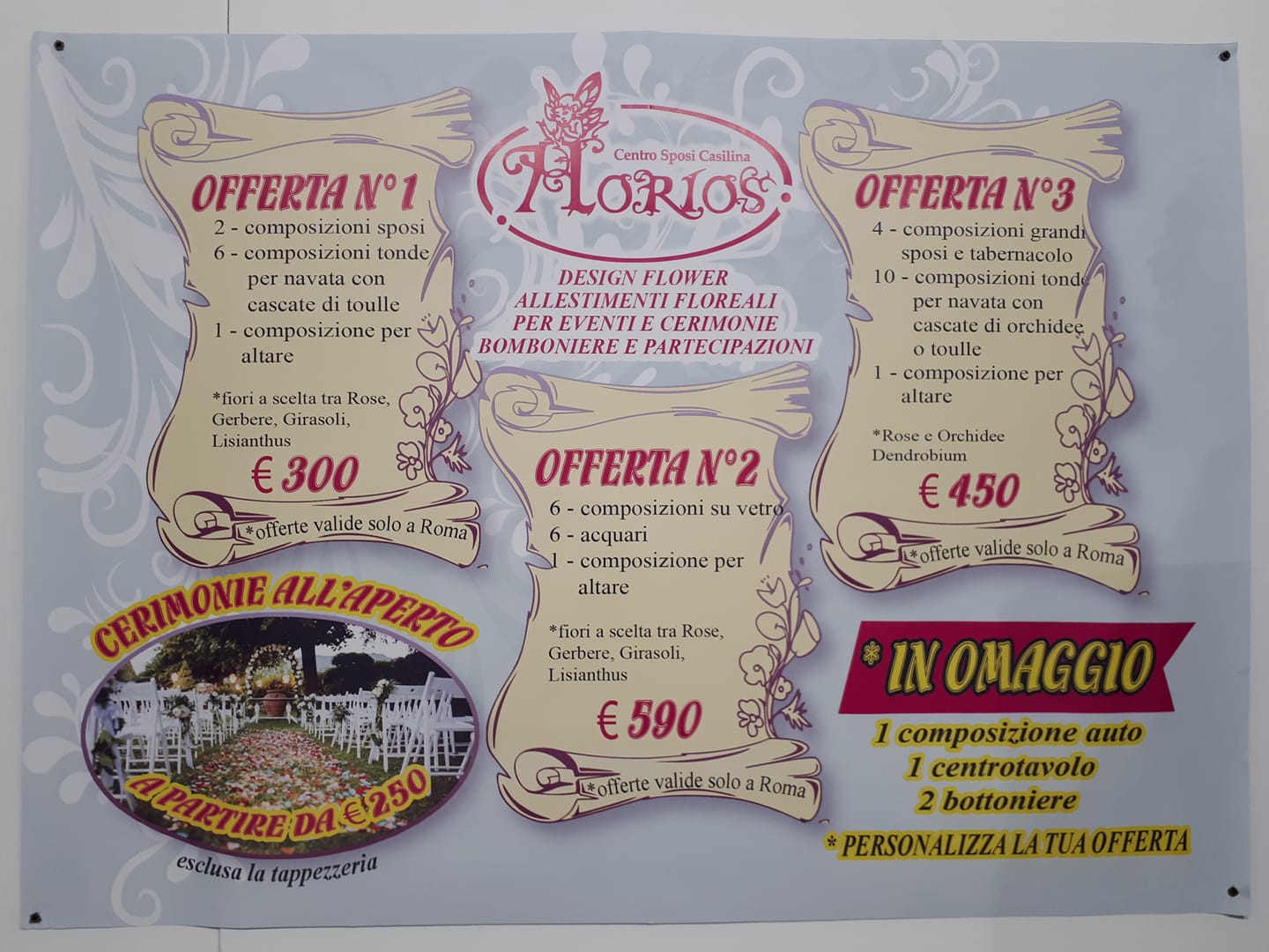 offerta roma sposa horios